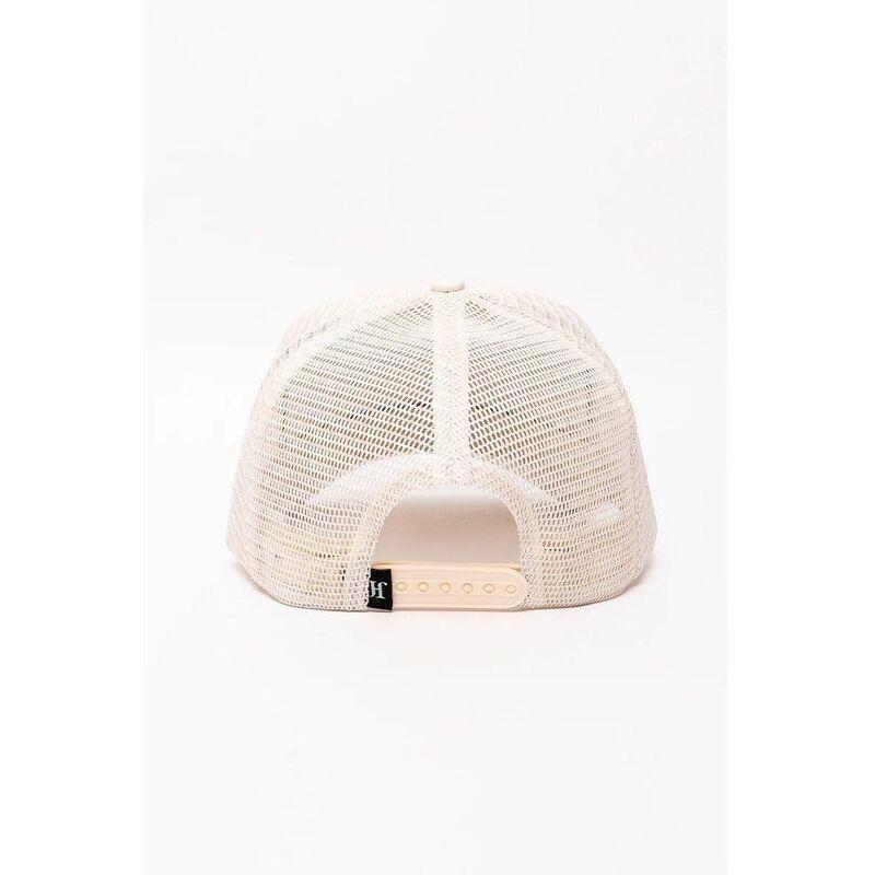 John Hatter Rubber Patch Big Gun Beige Trucker Cap, , medium