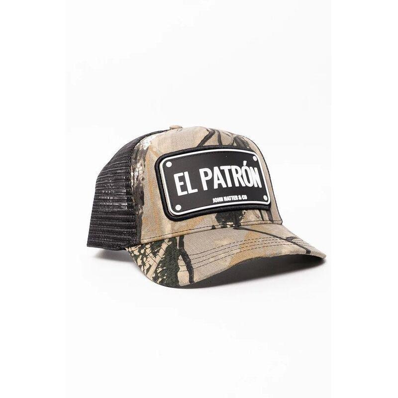 John Hatter Rubber Patch El Patron Camo/Black Trucker Cap, , large image number 1