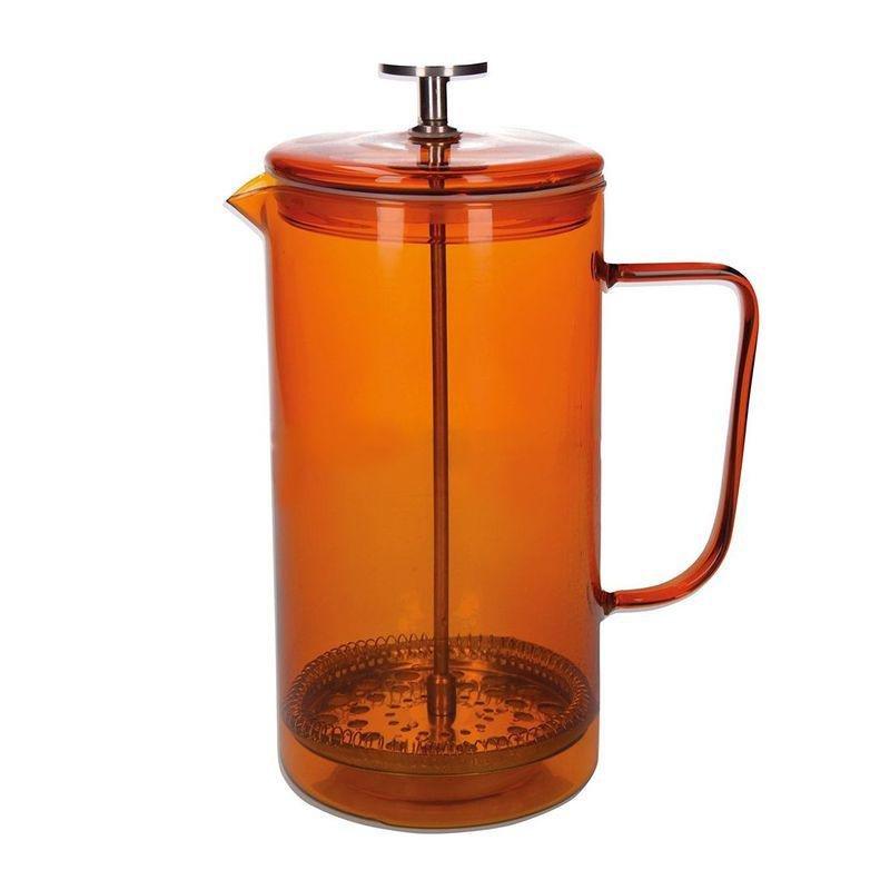 Kitchencraft L.A. Cafetiere Amber-Coloured 3-Cup Glass Cafetiere 350ml, , large image number 0