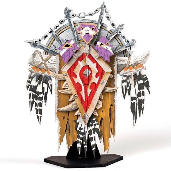 Incredibuilds World Of Warcraft Horde 3D Wood Model And Poster, , large image number 1