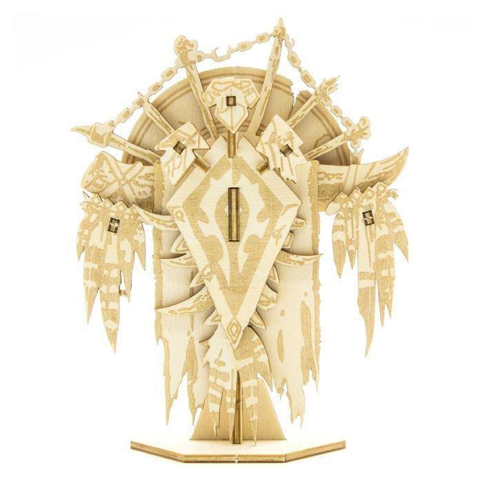 Incredibuilds World Of Warcraft Horde 3D Wood Model And Poster, , large image number 2