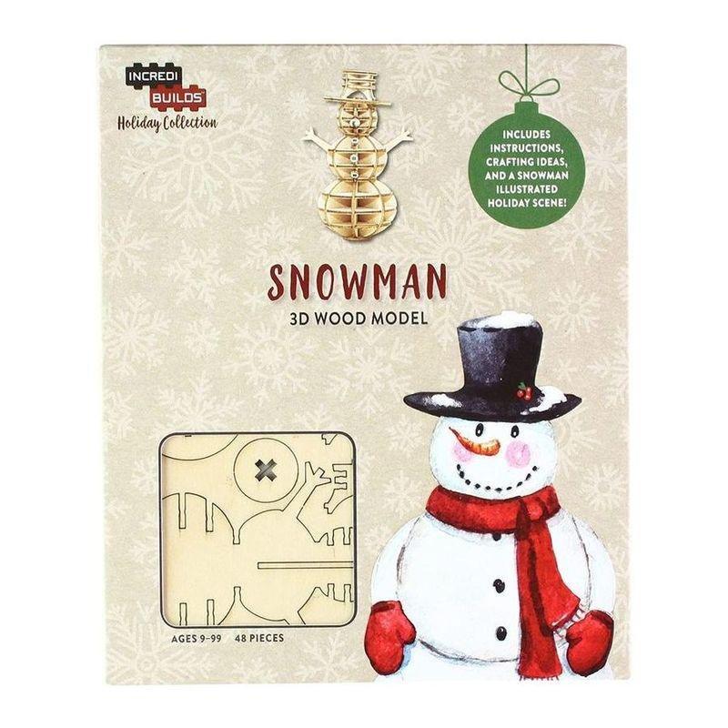 Incredibuilds Holiday Collection Snowman, , large image number 1