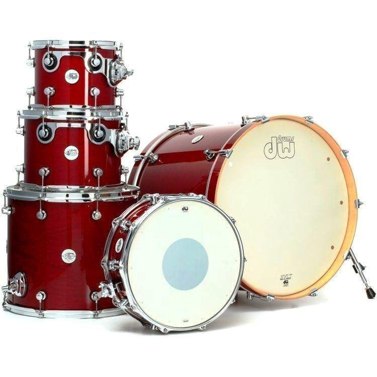 DW Drum Set Design Series 5-piece Shell Pack - Cherry Stain (Cymbals & Hardware Not Included), , large image number 2