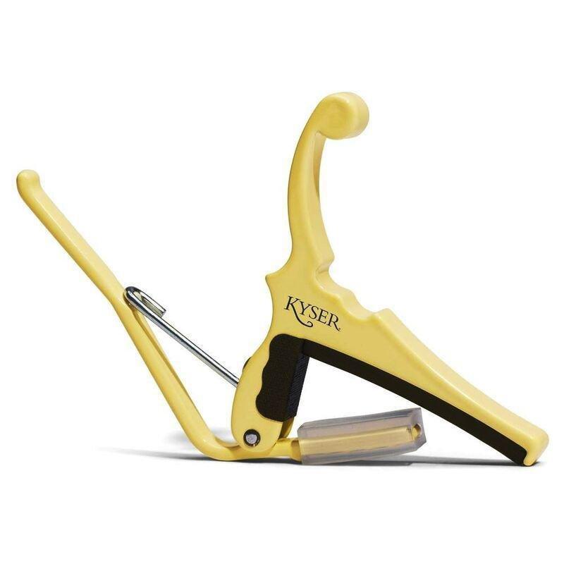 Fender x Kyser Quick-Change Electric Guitar Capo - Olympic White, , large image number 0