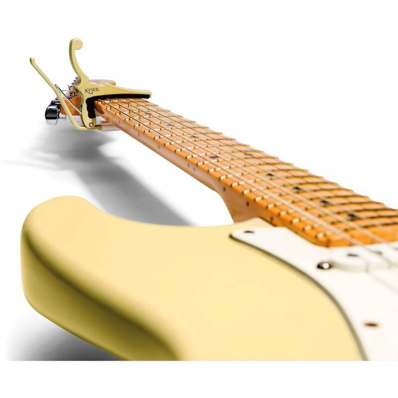 Fender x Kyser Quick-Change Electric Guitar Capo - Olympic White, , large image number 1