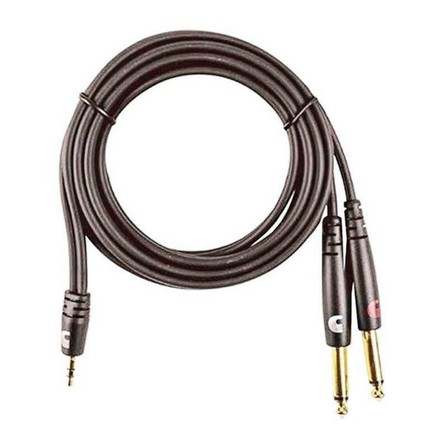D'ADDARIO - D'Addario 1/8 Inch to Dual 1/4 Inch Audio Cables - 1.8M