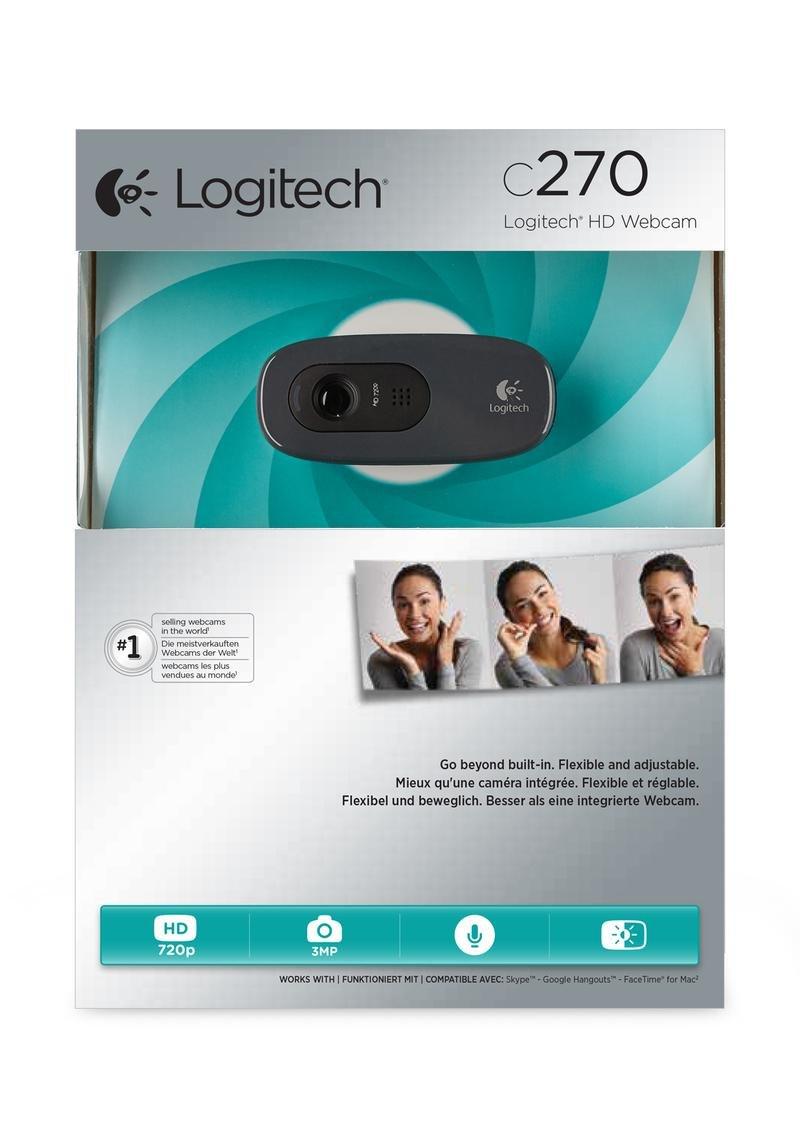 Logitech 960-001063 C270 HD Webcam, , large image number 1