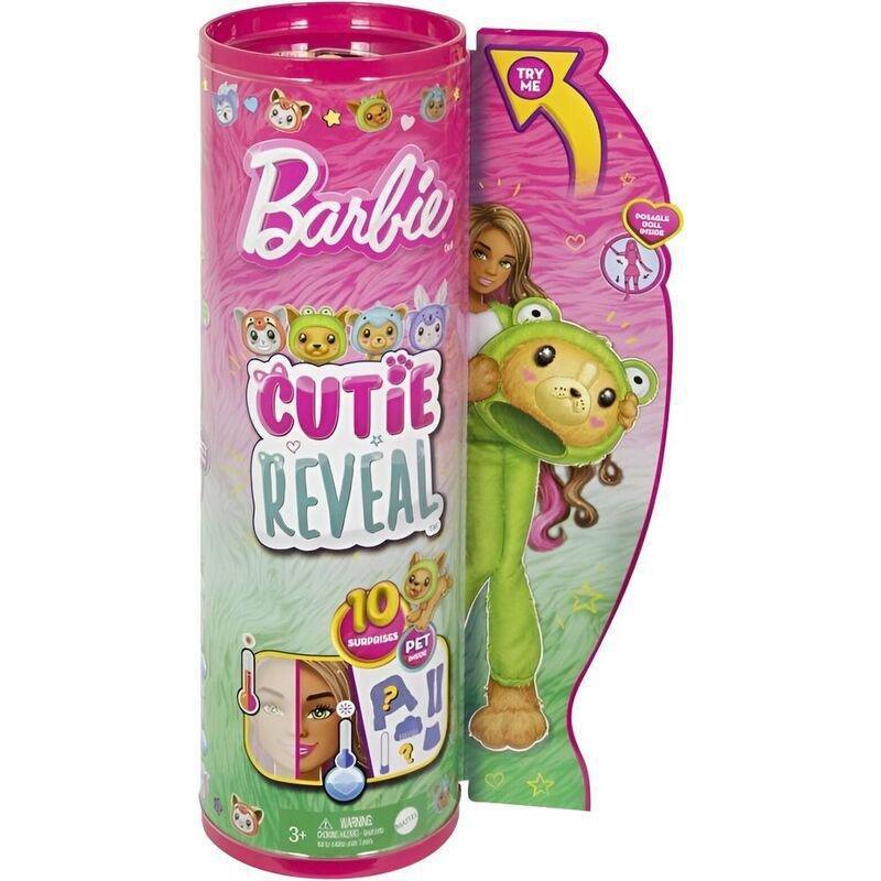 Barbie Cutie Reveal Barbie Costume Cuties Series Dog In Frog Doll HRK24, , large image number 0