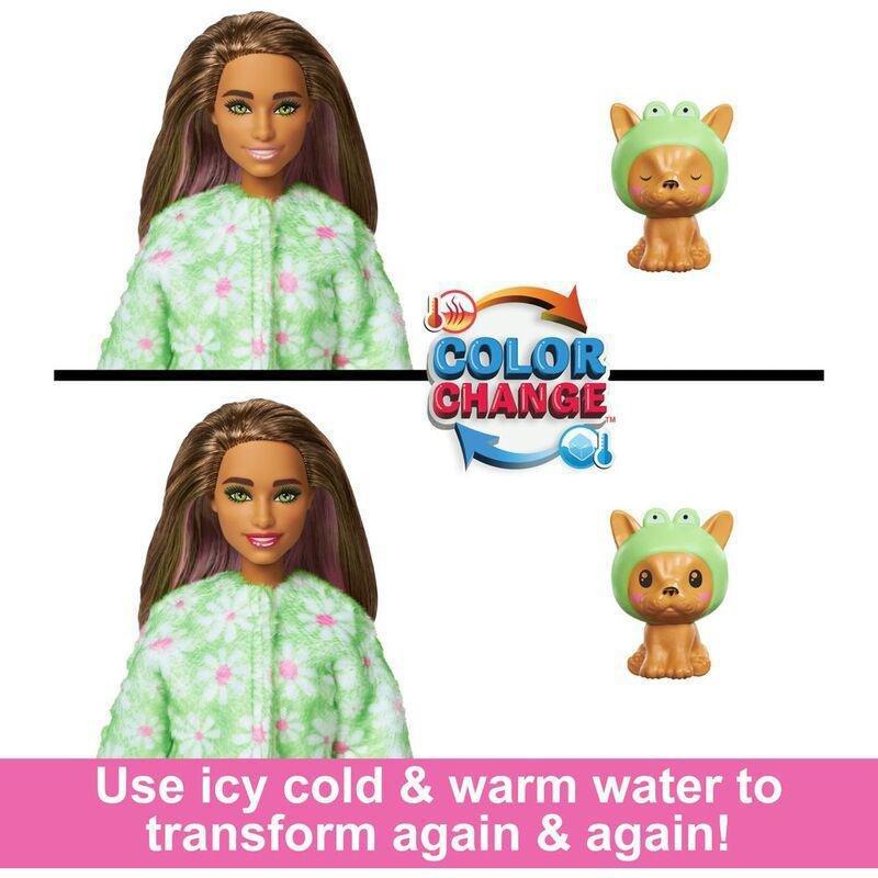 Barbie Cutie Reveal Barbie Costume Cuties Series Dog In Frog Doll HRK24, , large image number 1