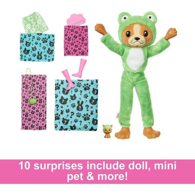 Barbie Cutie Reveal Barbie Costume Cuties Series Dog In Frog Doll HRK24, , large image number 3