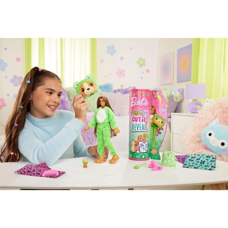 Barbie Cutie Reveal Barbie Costume Cuties Series Dog In Frog Doll HRK24, , large image number 4