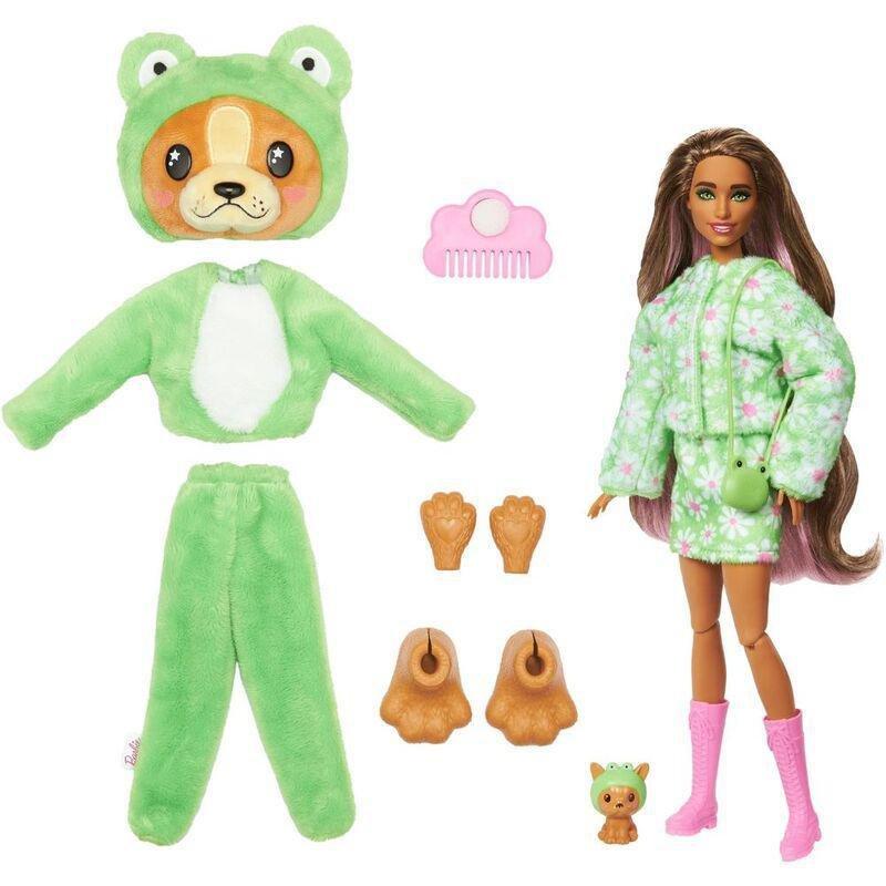 Barbie Cutie Reveal Barbie Costume Cuties Series Dog In Frog Doll HRK24, , large image number 5