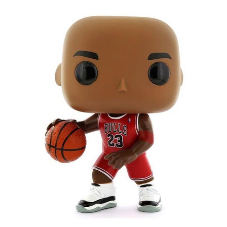 FUNKO TOYS - Funko Pop! NBA Chicacgo Bulls Michael Jordan Red Jersey 10-Inch Vinyl Figure