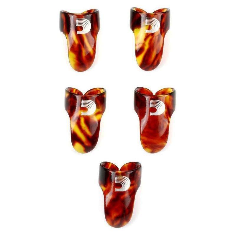D'Addario 5 Finger Pick Shell Large, , large image number 0