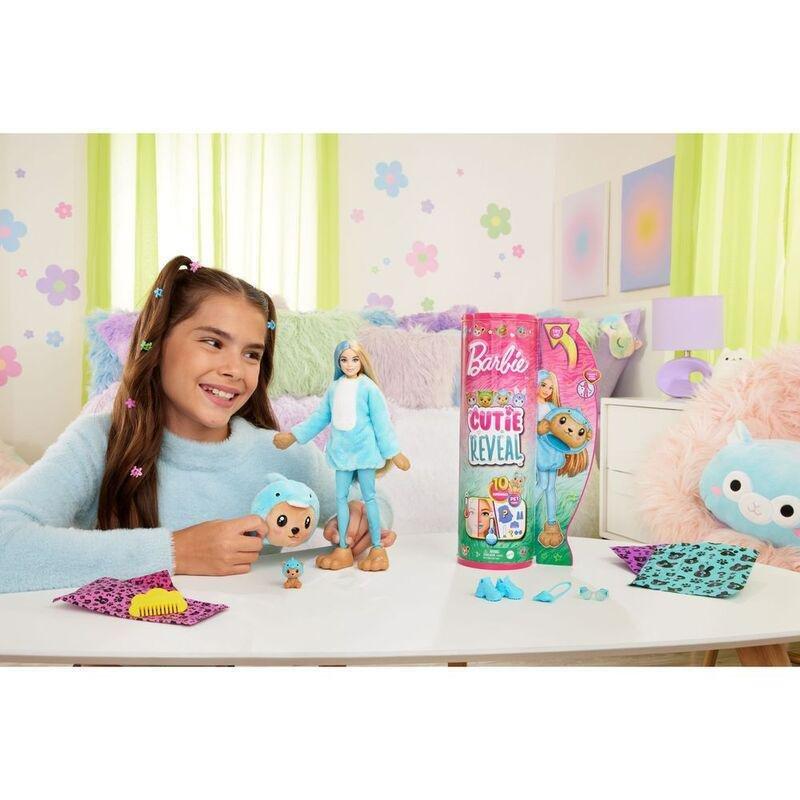 Barbie Cutie Reveal Barbie Costume Cuties Series Teddy Dolphin Doll HRK25, , large image number 4