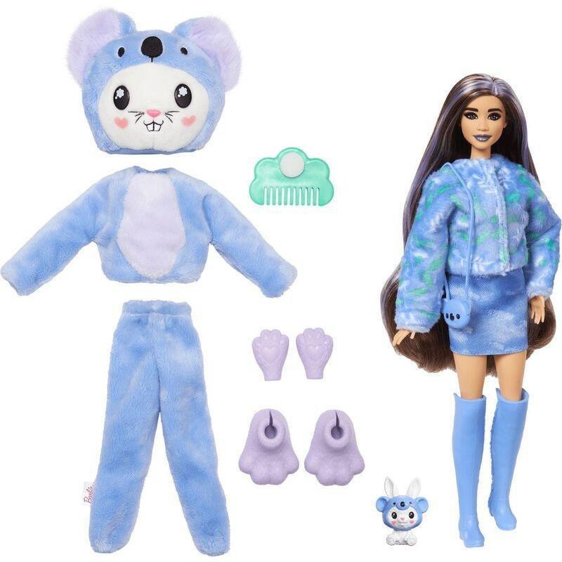 Barbie Cutie Reveal Barbie Costume Cuties Series Bunny In Koala Doll HRK26, , large image number 1