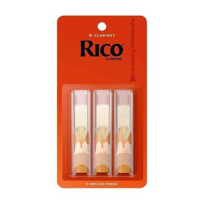 Rico by D'Addario Bb Clarinet Reeds - Strength 2 - Box Of 3 Pieces, , large image number 0