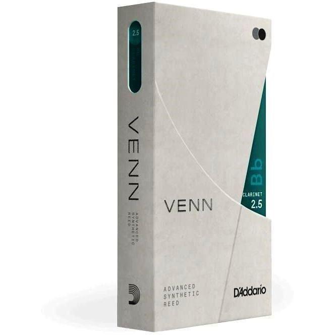 D'Addario VBB0125G2 VENN Generation 2 Bb Clarinet Reed - Strength 2.5 - Box of 1 Piece, , large image number 0