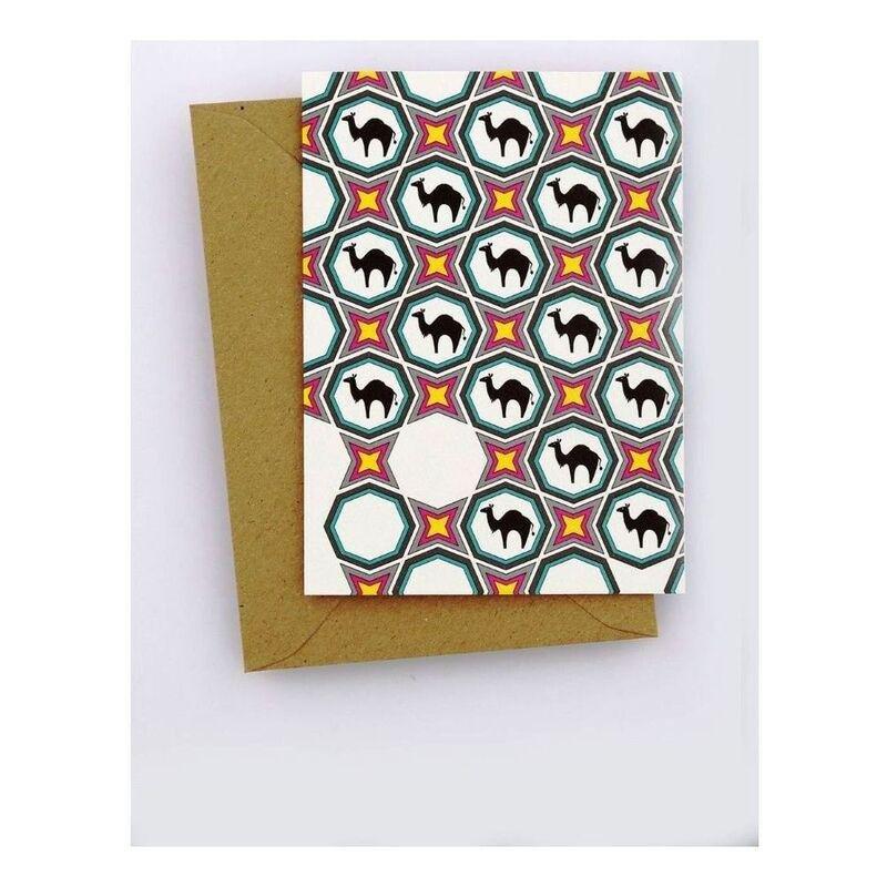 Bumble & Mouse Camel Stars Greeting Card (10.5 x 14.8cm), , large image number 0