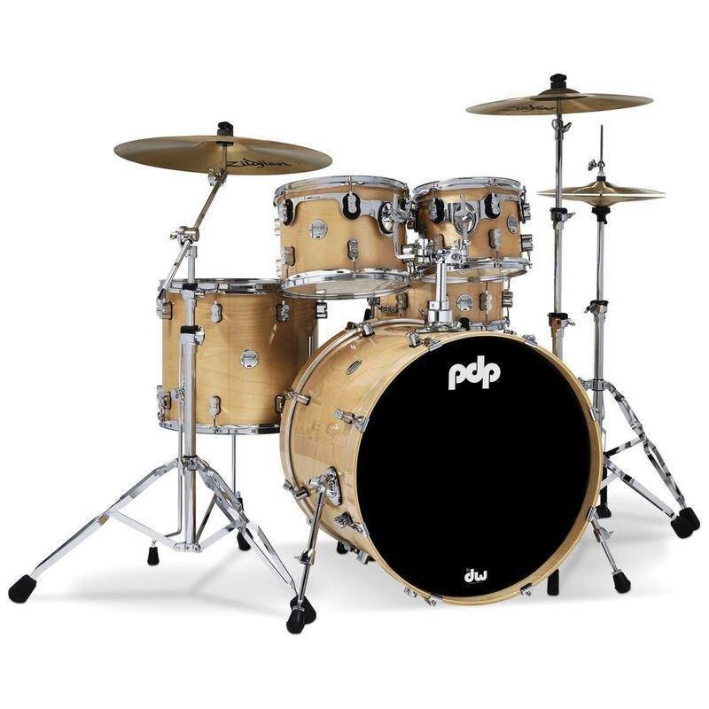 PDP Concept Maple Shell Pack - 5-Piece - Natural Lacquer (Without Cymbals), , large image number 0