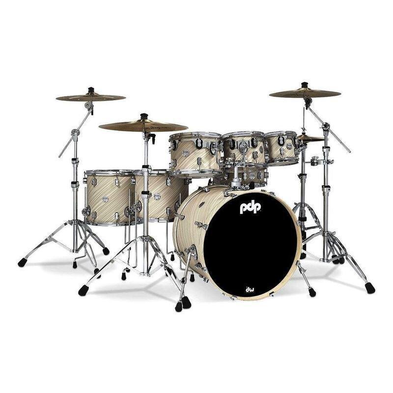 PDP Concept Maple Shell Pack - 7-Piece Drum Set - Twisted Ivory (Without Cymbals), , large image number 0