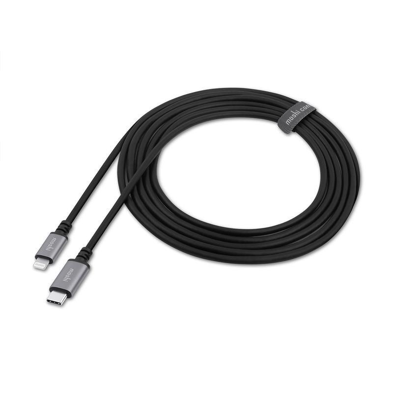 Moshi USB-C to Lightning Cable 3m Black, , large image number 0