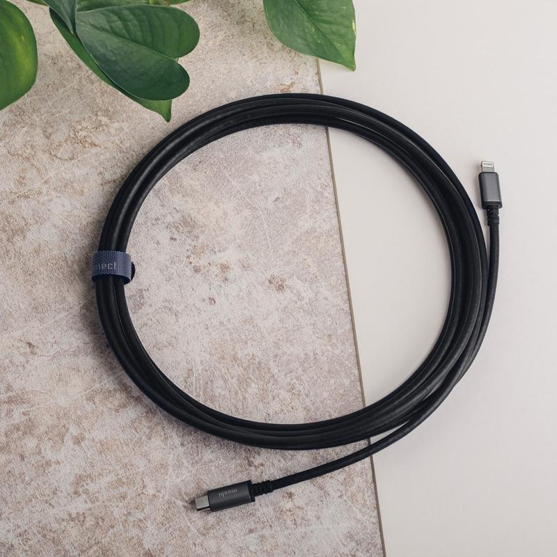 Moshi USB-C to Lightning Cable 3m Black, , large image number 1