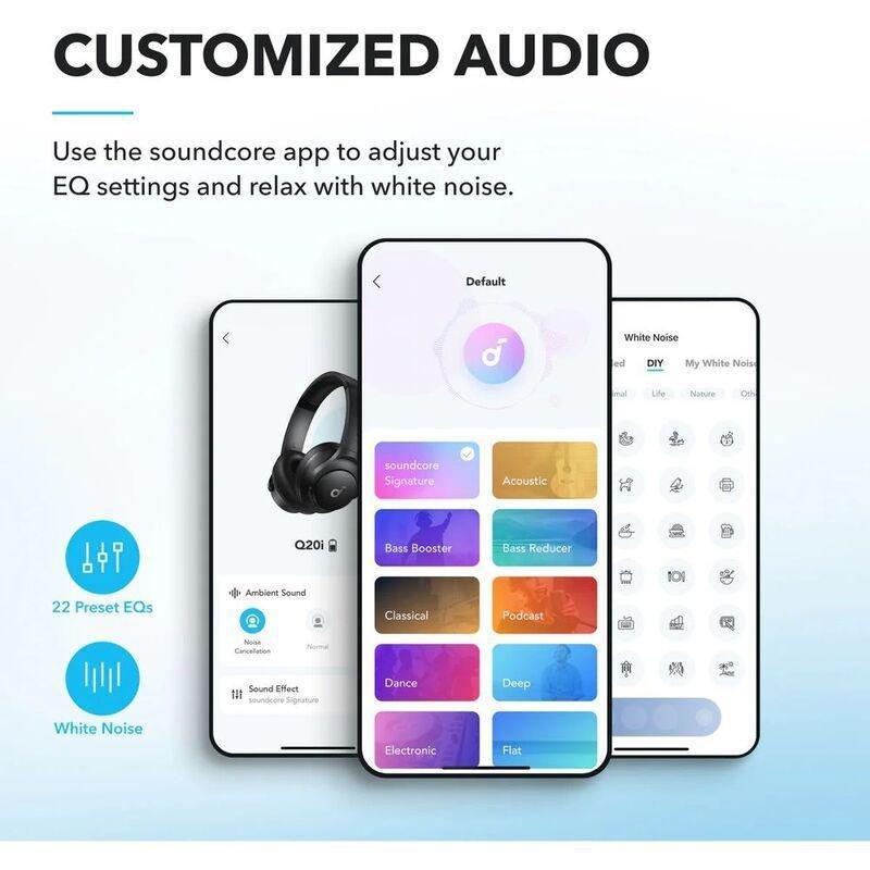 Soundcore Q20I Headphone - Black, , large image number 3