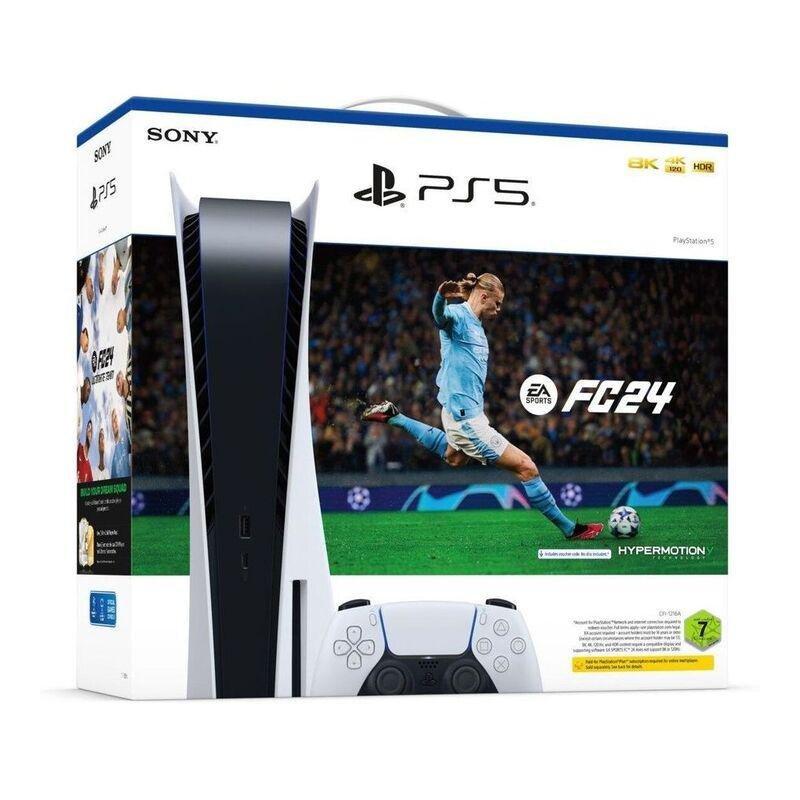 Sony PlayStation PS5 Console CFI-1216A01Y with FC 24 (Digital Download) Bundle, , large image number 0