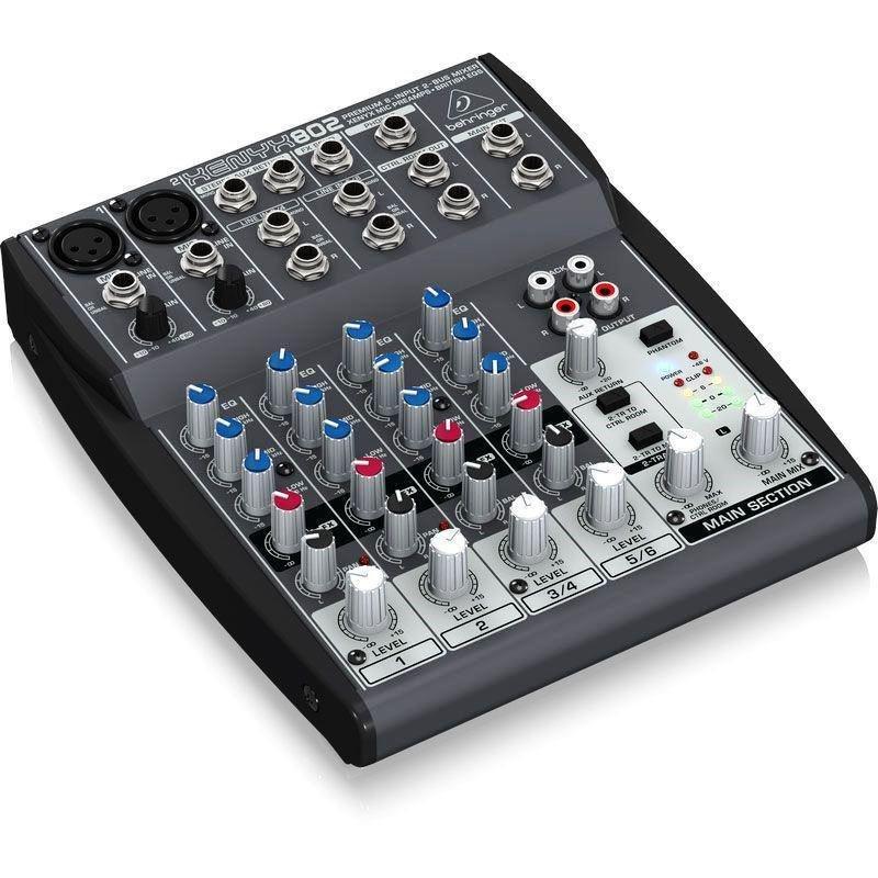 Behringer Premium 8-Input 2-Bus Mixer with XENYX Mic Preamps and British EQs, , large image number 1