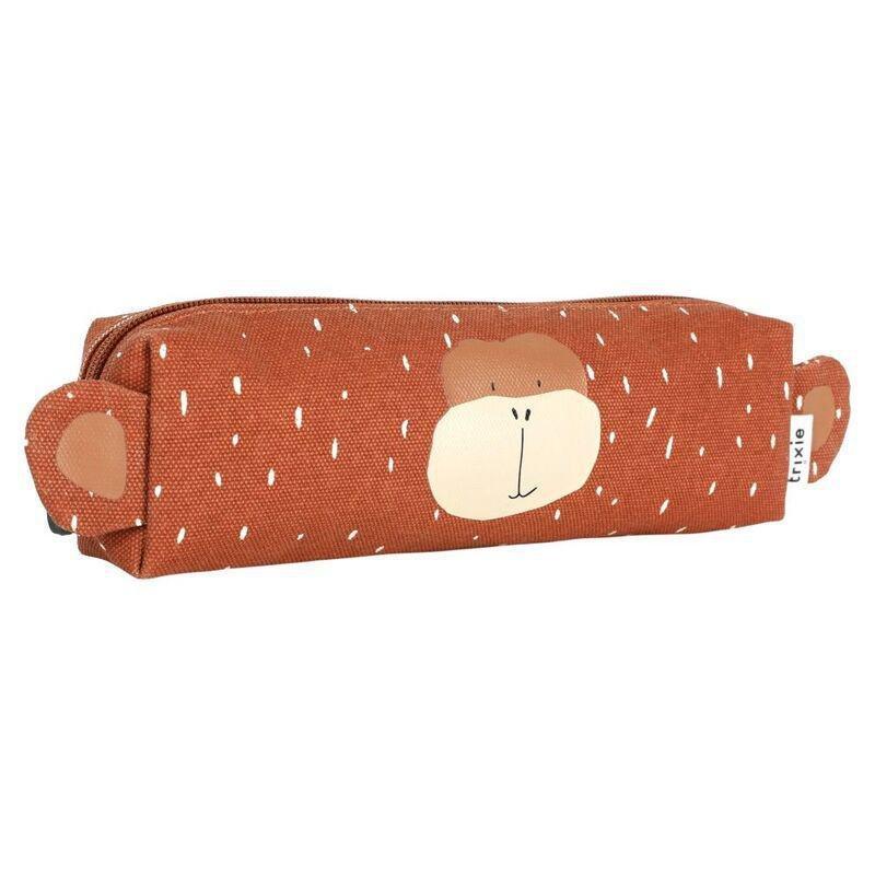 Trixie Mr. Monkey Long Pencil Case Brown, , large image number 0