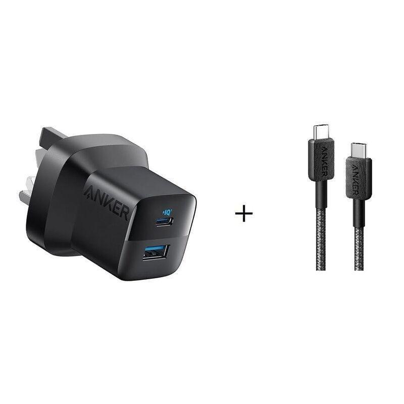 Anker 323 Charger 33W with 3ft USB-C To USB-CC Cable - Black, , large image number 0