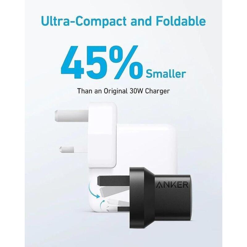 Anker 323 Charger 33W with 3ft USB-C To USB-CC Cable - Black, , large image number 1