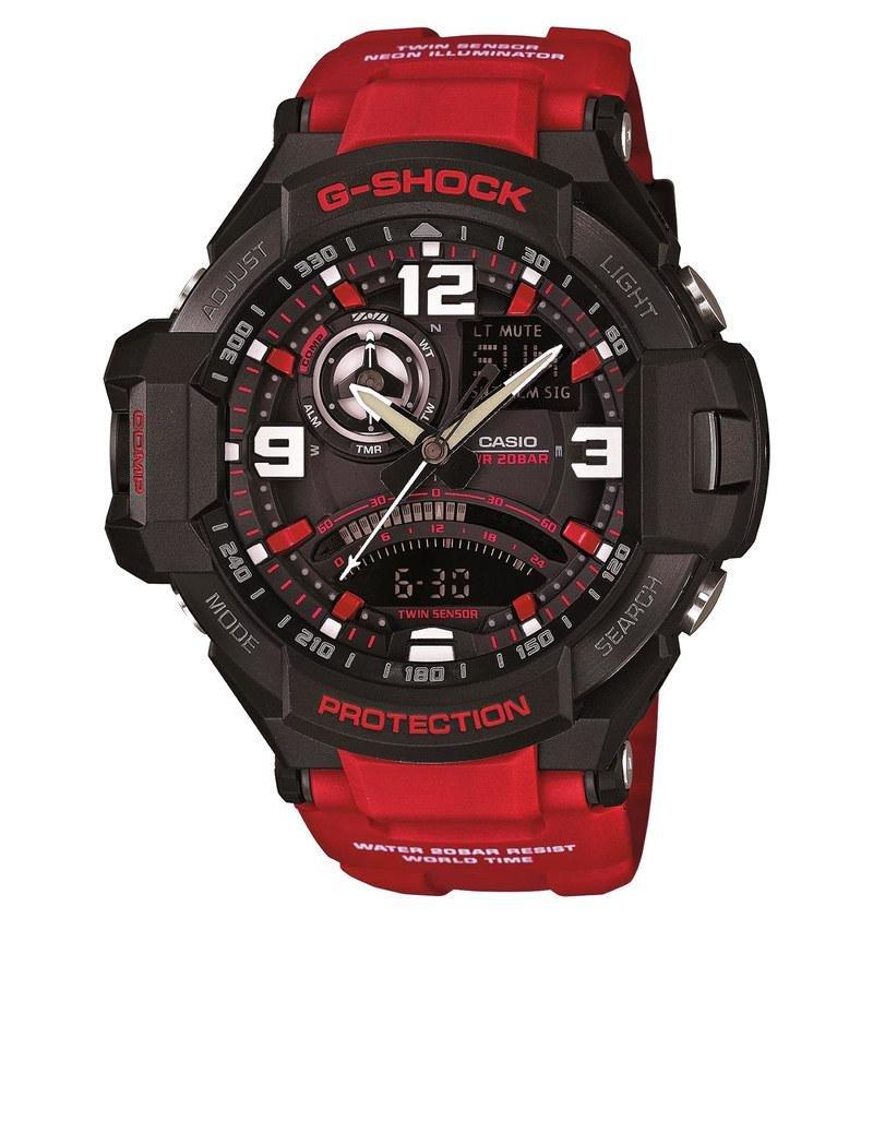 Casio G-Shock GA-1000-4BDR Analog/Digital Watch - Dark Red, , large image number 0