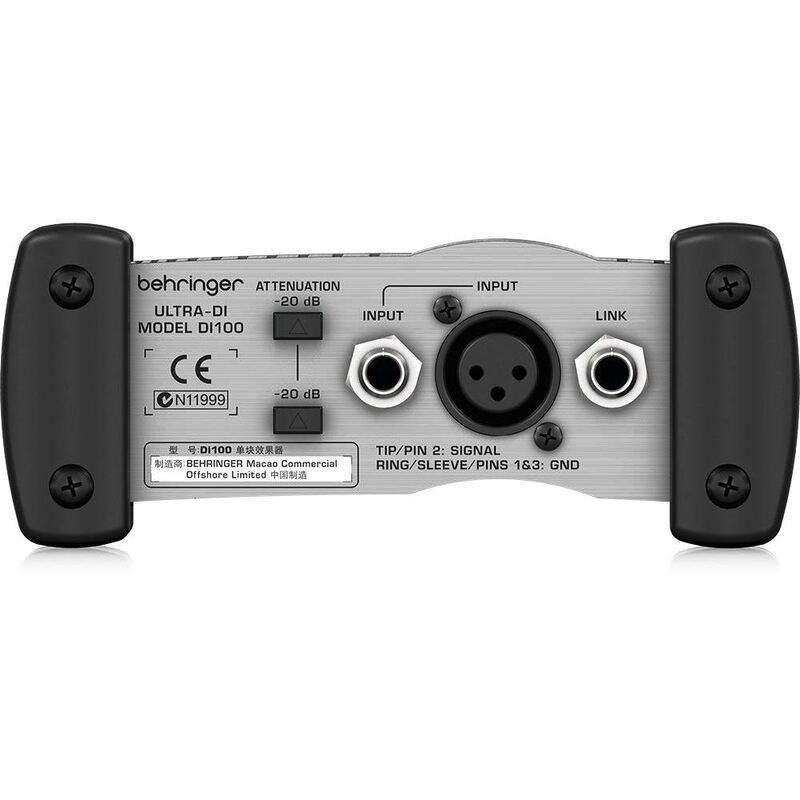 Behringer Ultra-DI DI100 1-channel Active Microphone / Instrument Direct Box, , large image number 2