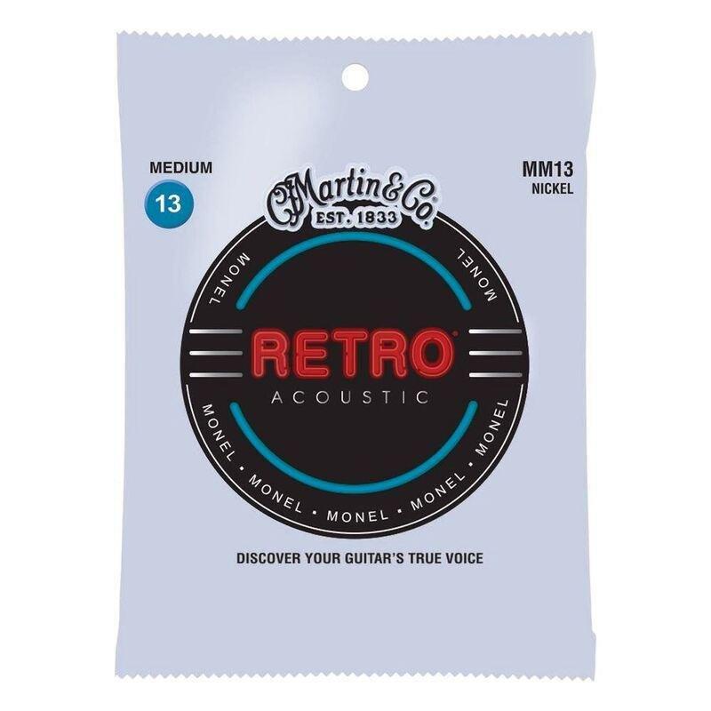 Martin Retro Acoustic Guitar Strings Set - Meduim - 0.13 - 0.56 - MM13, , large image number 0