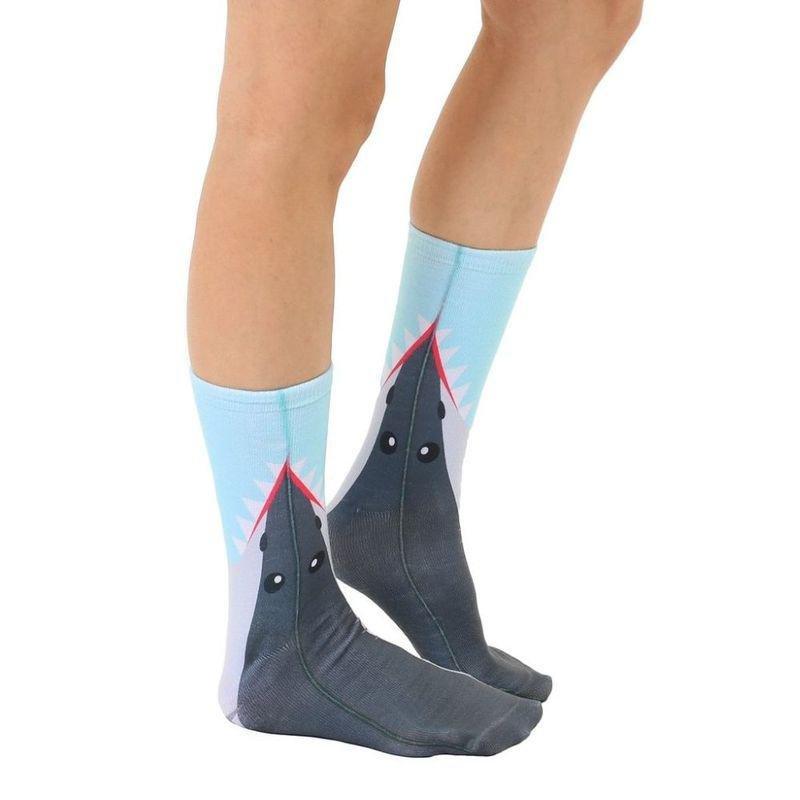 Living Royal Shark Crew Unisex Socks, , large image number 1