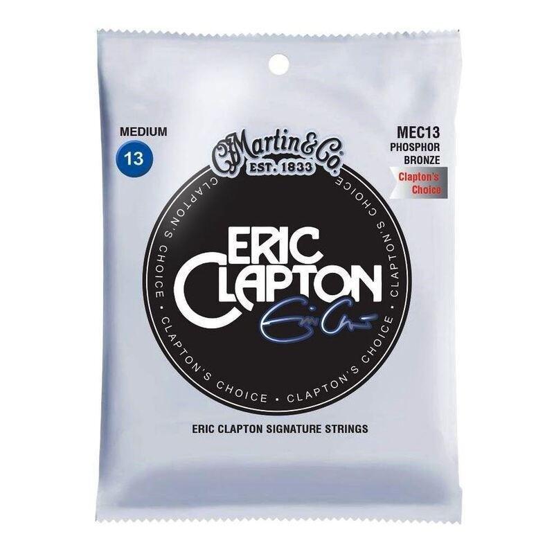 Martin Eric Clapton's Choice Acoustic Guitar Strings Set - 92/8 Phosphor Bronze Medium - 013 -.056 - MEC13, , large image number 0