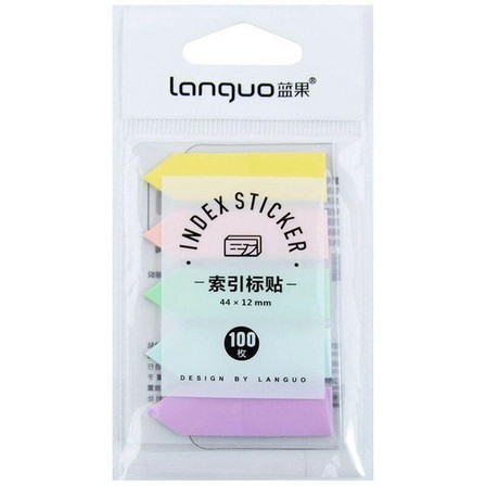 LANGUO - Languo Colorful Sticker Notes (12 x 28 mm)