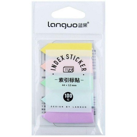 LANGUO - Languo Colorful Sticker Notes (12 x 44 mm)