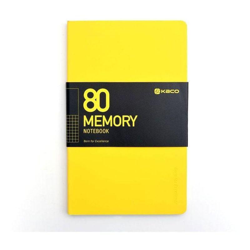Kaco Memory II A5 Yellow Notebook, , large image number 0