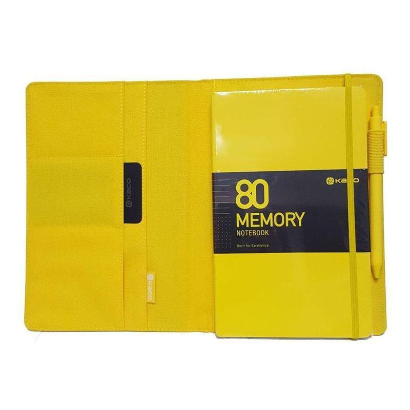 Kaco Memory II A5 Yellow Notebook, , large image number 2