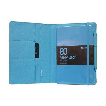 KACO - Kaco Memory II A5 Light Blue Notebook with Sleeve