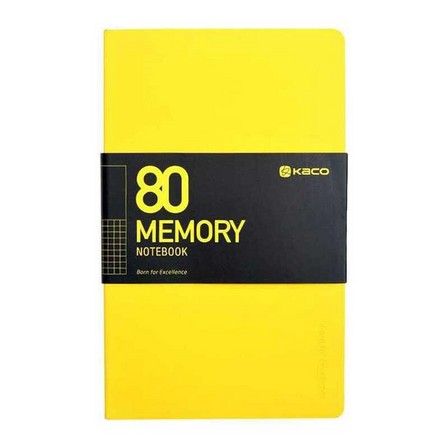 KACO - Kaco Memory II A5 Yellow Notebook