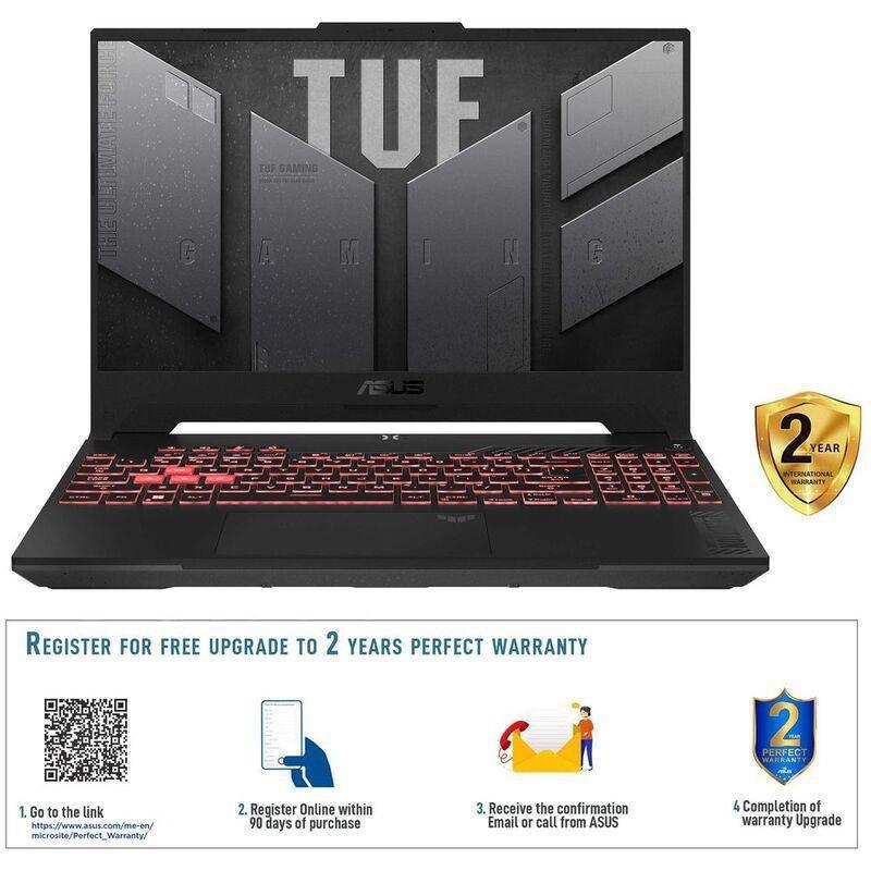 ASUS TUF Gaming A15 (2023) FA507XI-LP018W Gaming Laptop AMD Ryzen 9-7940HS/16GB RAM/1TB SSD/NVIDIA GeForce RTX 4070 8GB /15.6-inch FHD(1920X1080)14..., , large image number 1