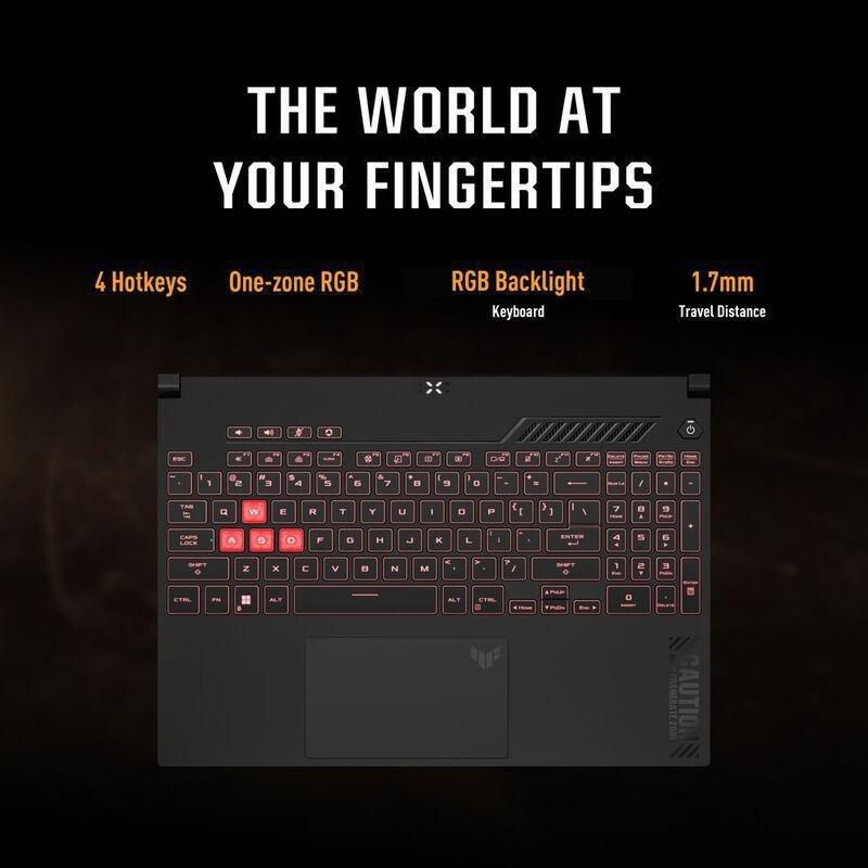 ASUS TUF Gaming A15 (2023) FA507XI-LP018W Gaming Laptop AMD Ryzen 9-7940HS/16GB RAM/1TB SSD/NVIDIA GeForce RTX 4070 8GB /15.6-inch FHD(1920X1080)14..., , large image number 9