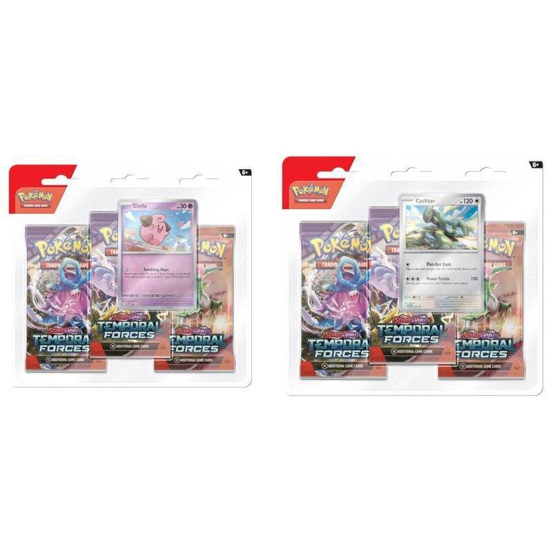 Pokemon TCG Scarlet & Violet 5 Temporal Forces 3 Pack Blister, , large image number 0