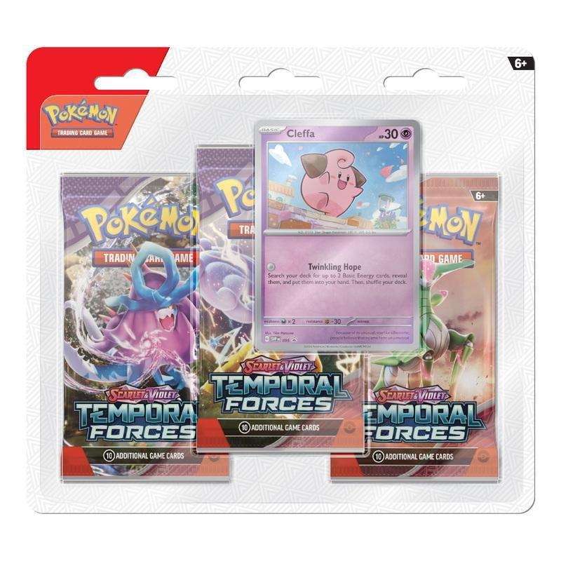 Pokemon TCG Scarlet & Violet 5 Temporal Forces 3 Pack Blister, , large image number 1