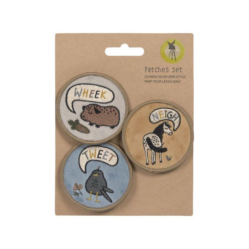 Lassig Patches - Happy Prints (Set of 3), , large image number 0
