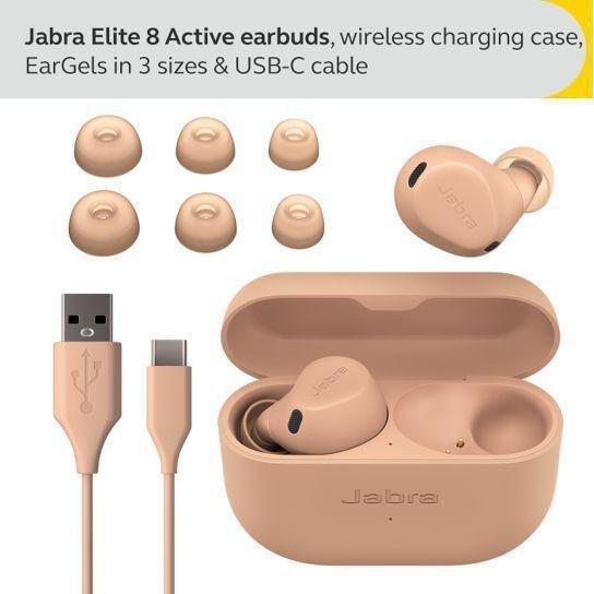 JABRA Jabra Elite 8 Active True Wireless Earbuds - Caramel